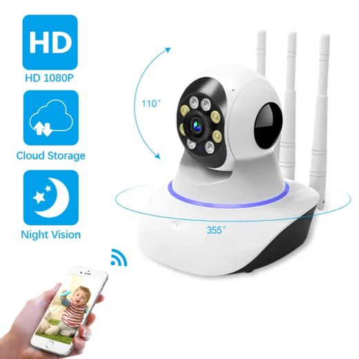 Generic Caméra De Surveillance WiFi Smart Net – Vision à Distance – Multi-plateformes - image 3
