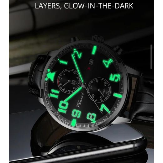Chenxi Montre Homme, Montre De Luxe En Acier Inoxydable Pour Hommes, Calendrier, Quartz, Business, NOUVELLE Collection CH-9073 - image 2