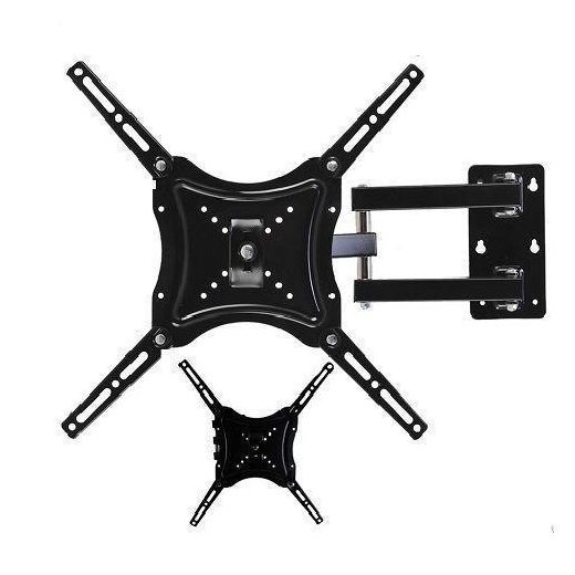 Support Mural - Pivotant - Compatible Ecran Plat - 14-42 Pouces - Noir
