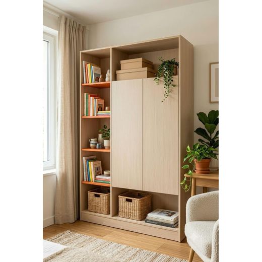 Generic ARMOIRE DE RANGEMENT 3 PORTE  ( L x P x H ) : 120 × 40 × 180 - image 2