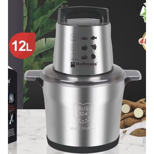Generic Robot culinaire multifonction Hoffmans 12L et pilon à patates douces