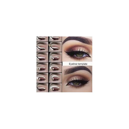 Generic pochoir masque magique-Sourcil classique, sourcil étoilé, sourcil tempérament plusieurs motif diffèrent   , peuvent être facilement réalisés en quelques étapes simples. (LOT DE 6 ) - image 2