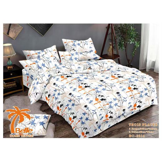 Lot De 2 Draps + 2 Taies – Design Élégant et Confort Assuré Pour Deux Places