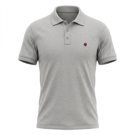 Onn Polo en Coton pour Homme - Gris - image 2