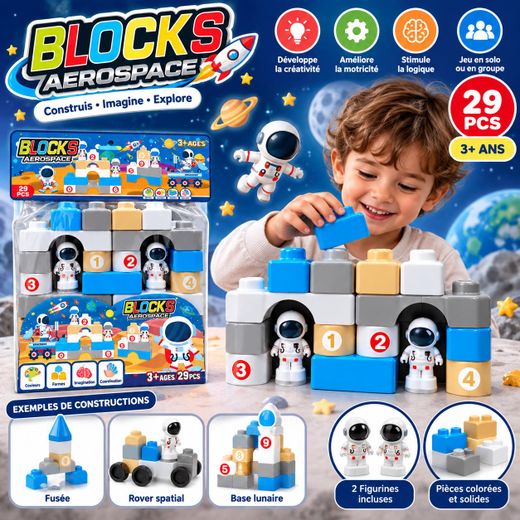 Generic Jeu de construction Blocks Aerospace – 29 pièces - image 3