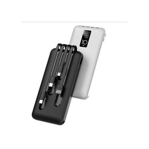 Generic Wd power Bank Bank Power Banks 4 Câbles De Charge Intégrés 10000mAh - image 2