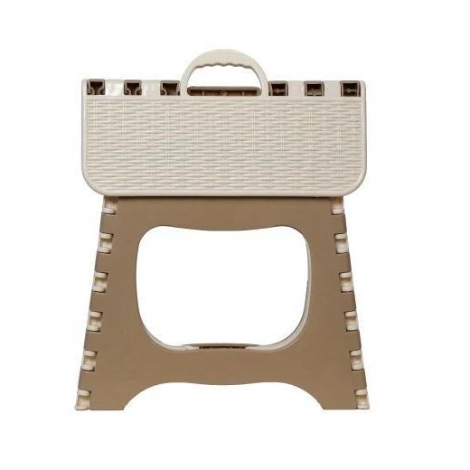Generic Tabouret Pliant Multifonction Antidérapant – Couleur beige - image 2