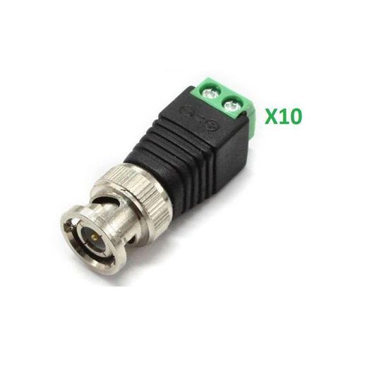 Generic Lot De 10 Connecteurs BNC Mâle