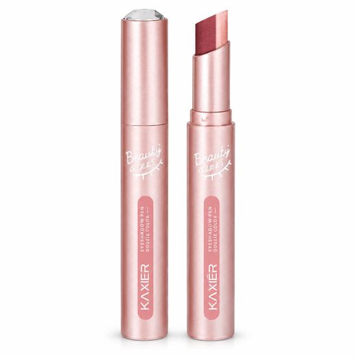 Generic Life Girls Crayon à Paupières, Crayon Fard à Paupières Crème Brun Rougeâtre 03#, Fard Pailleté pour Regard Profond et Élargi, Maquillage des Yeux Quotidien Facile à Estomper