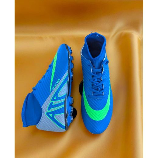 Fashion Chaussures de football professionnelles pour compétition, entraînement, sports de plein air, Magre - Bleu - image 2