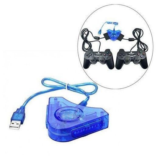 Generic Convert Adaptateur Convertisseur De Manette PS2 Avec Deux Ports Sur Console PS3 - image 3