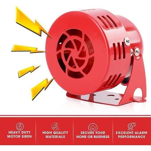 Generic Puissant Sirène à Moteur Mini Quick Sense, Alarme Sonore Industrielle, Avertisseur Sonore électrique!
