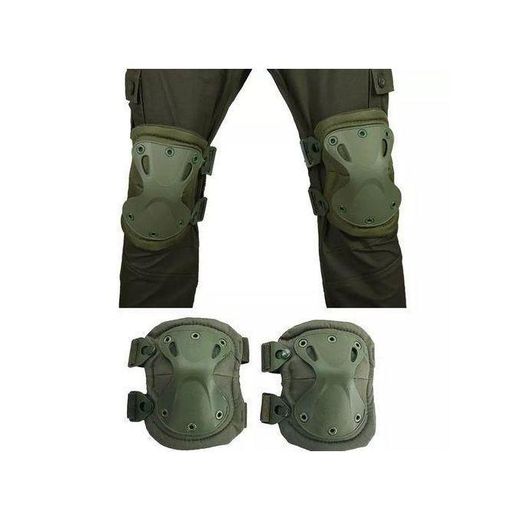 Generic Protège Genoux Et Coudes - Vert