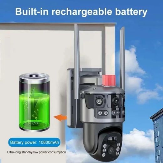 Generic Caméra de surveillance Solaire 4G  VC13-4G qui prend puce - image 2