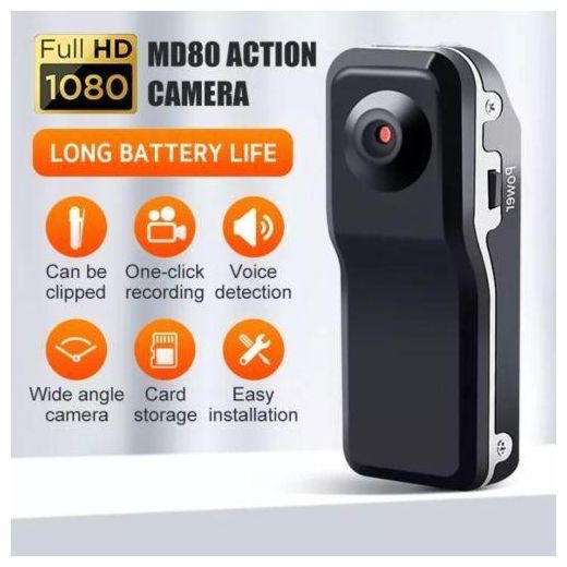Generic Mini Caméra Corporelle 1080P HD Caméra Espion Cachée Enregistreur Vidéo Portable De Poche