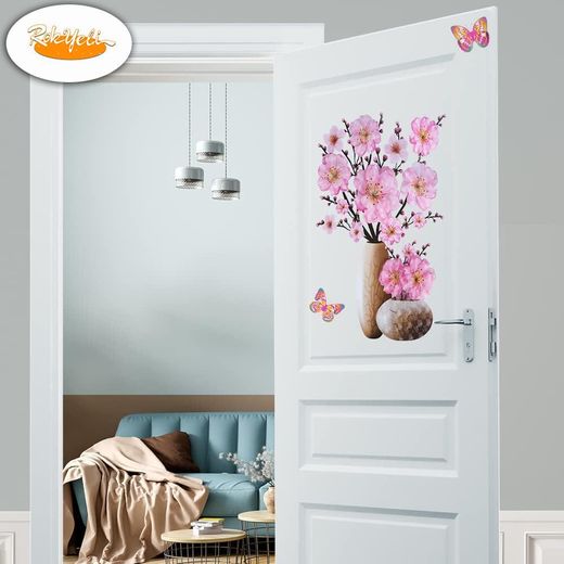 Generic Décoration Murale Auto-adhésive Pour Salon Et Bureau En 3D - Pot De Fleurs - image 4