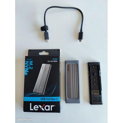 Lexar Boitier Pour Disque Dur SSD M.2 NVME - image 3