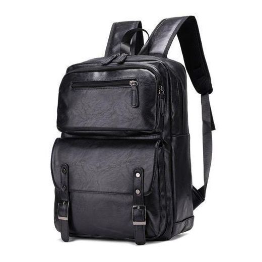 Generic Sac à Dos en Cuir Pure Unisexe