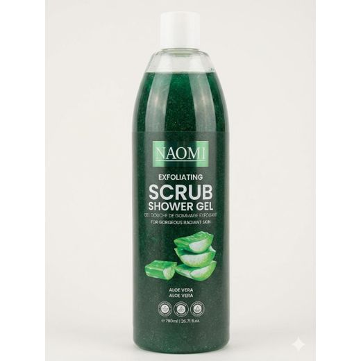 Naomi Gel Douche Exfoliant Aloe Vera - Hydratant et Apaisant