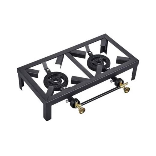 Generic Cuisinière à gaz deux feux avec raccord - image 2