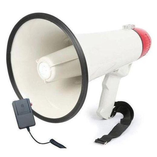 Generic Mégaphone Très Haute Puissance 30w, Haut-parleur Multifonction Amplifié, Support Disque U/carte TF - image 2