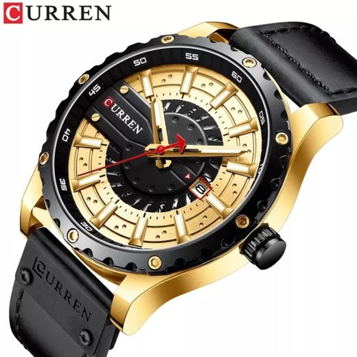 Curren Montre Homme De Luxe à Quartz En Cuir- Idéal Pour Le Business_C8374