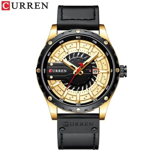 Curren Montre Homme De Luxe à Quartz En Cuir- Idéal Pour Le Business_C8374 - image 3