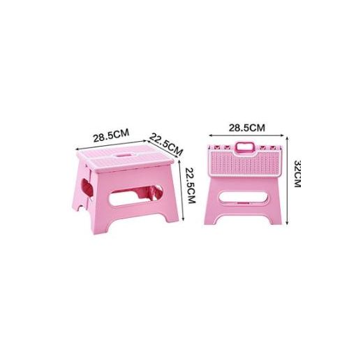 Generic Tabouret Pliant Multifonction Antidérapant – Couleur rose - image 3