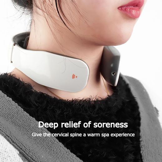 Generic Appareil de Massage de Nuque Électrique avec Réchauffeur Intégré KS-996-2C - Relaxation 360° - Sans fil - image 4