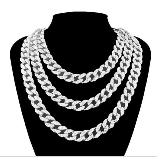 Generic Chaîne Bling Bling Pendentif En Zircons - image 3