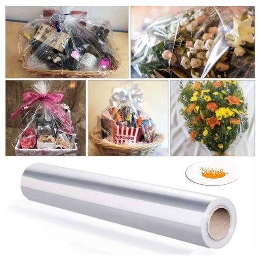 Generic Rouleau de Cellophane Transparent pour emballage de fleur, emballage cadeau - image 4