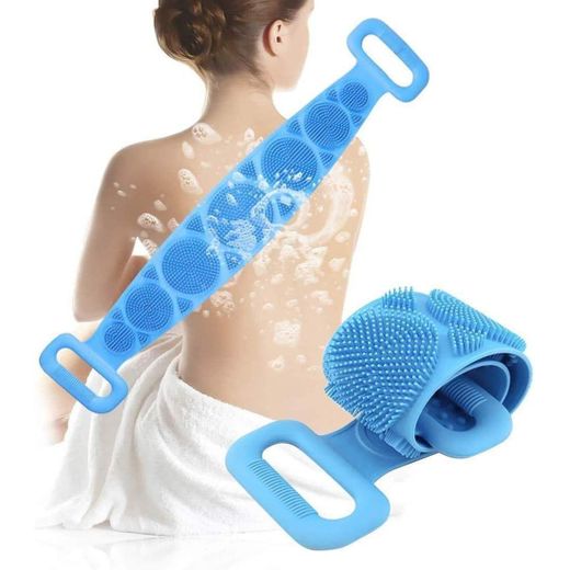 Generic Brosse de bain en silicone exfoliante pour le corps et le dos, 70 cm
