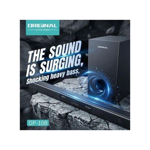 Original Super Power Home cinema barre de son  - Bluetooth - Blanc  Garantie 12  Mois