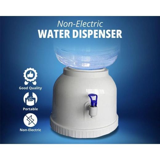 Generic Mini Distributeur d'Eau Portable Non Électrique Homeflower Ultra-léger-Blanc. - image 3