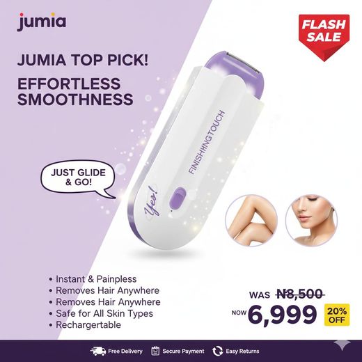 Generic Épilateur Électrique Rechargeable Femme – Rasoir de Précision Sans Douleur – Visage, Bras et Jambes - image 2