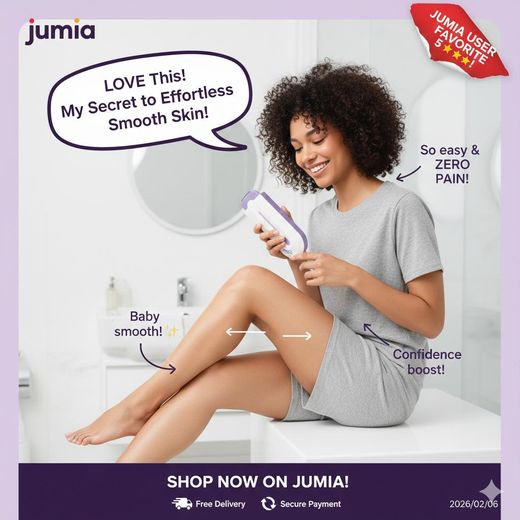 Generic Épilateur Électrique Rechargeable Femme – Rasoir de Précision Sans Douleur – Visage, Bras et Jambes - image 4