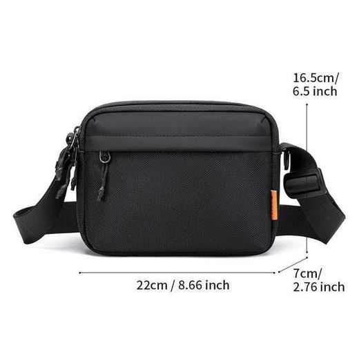 Generic Sac Messager Homme Léger Grand Porté Épaule pour Toutes Saisons - image 3