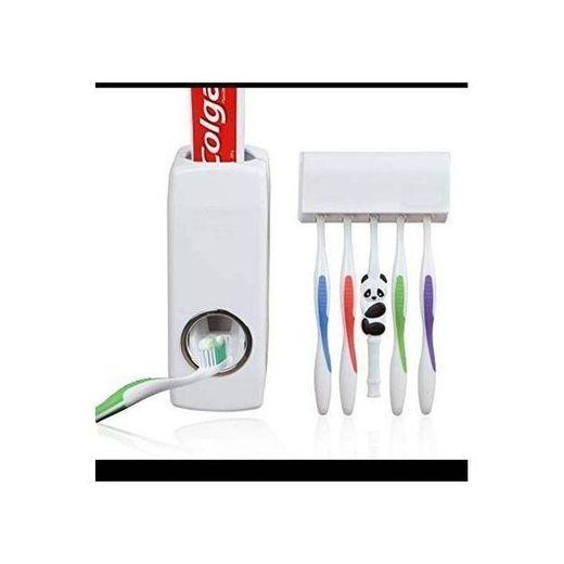 Generic Distributeur de pattes dentifrice blanc - image 2