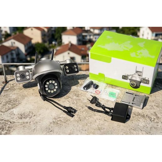 Caméra Wi-Fi Intelligente AI CALUS 3-en-1 Ultra HD (Modèle : VTC34)