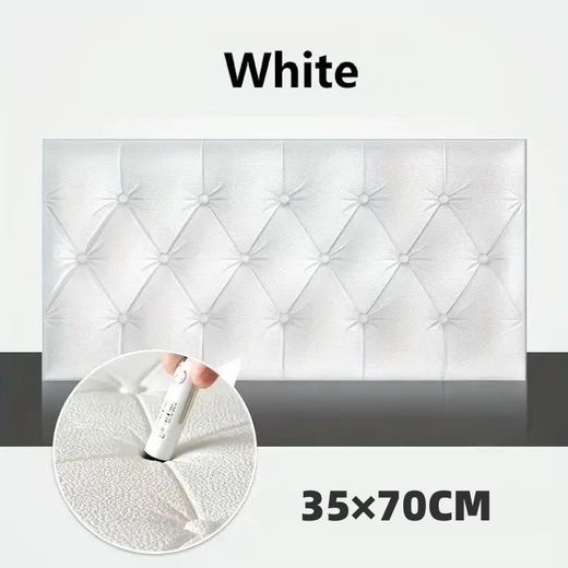 Generic Lot de 10 autocollants muraux imitation briques 3D pour la décoration du salon et de la chambre à coucher - image 2
