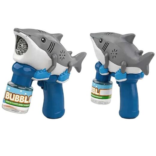 Pistolet a bulles automatique forme requin, jouet enfant