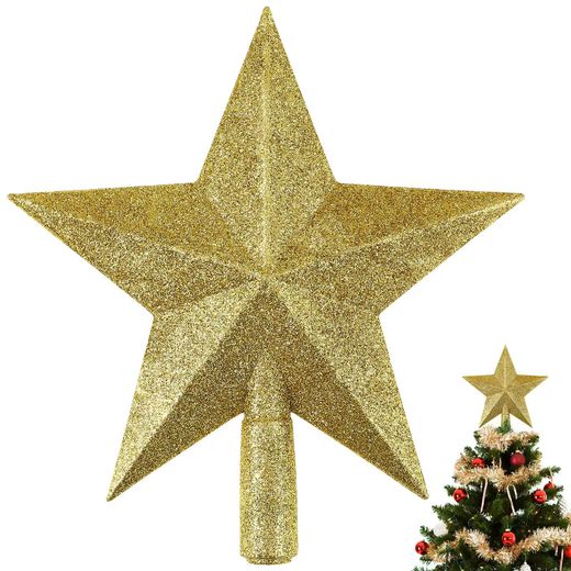 Generic Arbre de Noël décoratif en forme d'étoile, accessoires de décoration pour la maison, décorations de Noël, fête de Noël, Nouvel An 2027, articles de fête, accessoires décoratifs