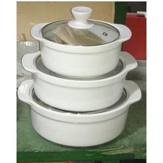 Generic Lot De 3 Soupières en porcelaine solide et durable