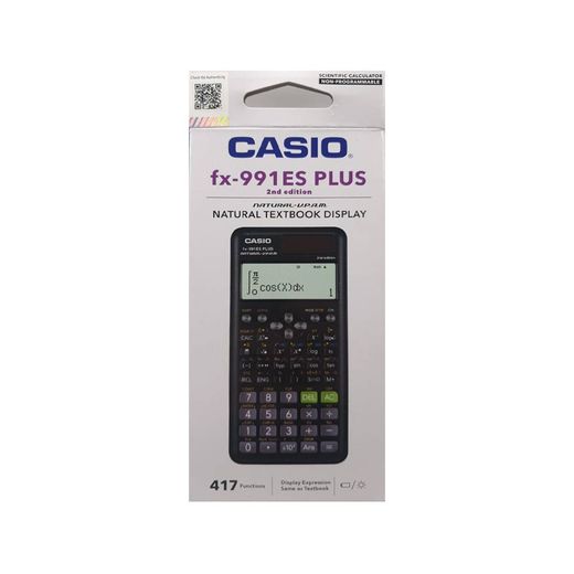 Casio Calculatrice Scientifique Fx-991ES PLUS 2nd Edition Affichage 12 Chiffres Noire - image 4