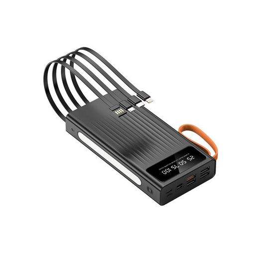 Generic Ranvic Power Bank 30000mAh Portable à Charge Rapide avec Lumière LED/4 Ports de Charge USB - image 3