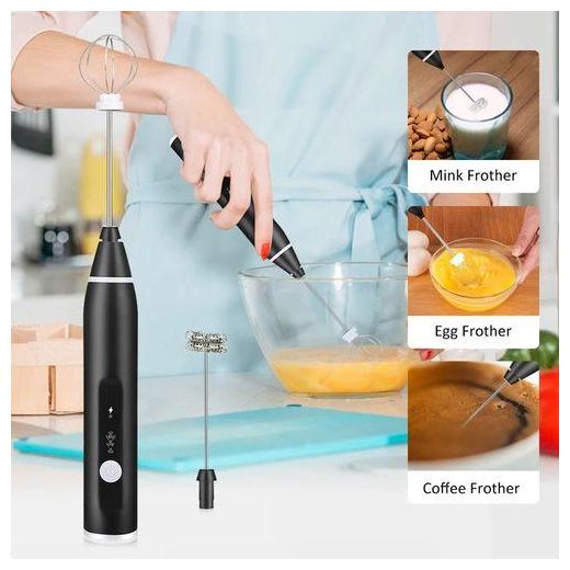Generic Batteur A Oeuf  et LAIT - Mélangeur  1200mAh GTH - image 3