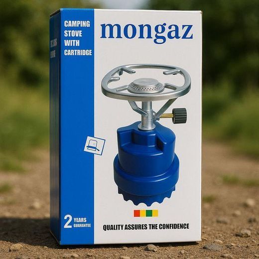 Réchaud à Gaz Portable Mongaz – Cartouche Intégrée – Idéal Camping et Voyage