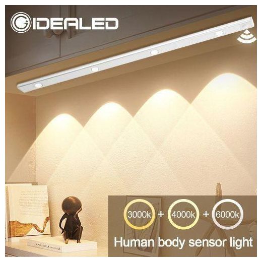Generic Lampe D'armoire à LED, Applique Murale USB/veilleuse - 50cm