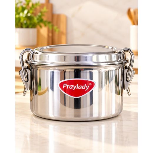 Boîte Alimentaire Hermétique en Acier Inoxydable / Lunch Box Inox avec Fermetures à