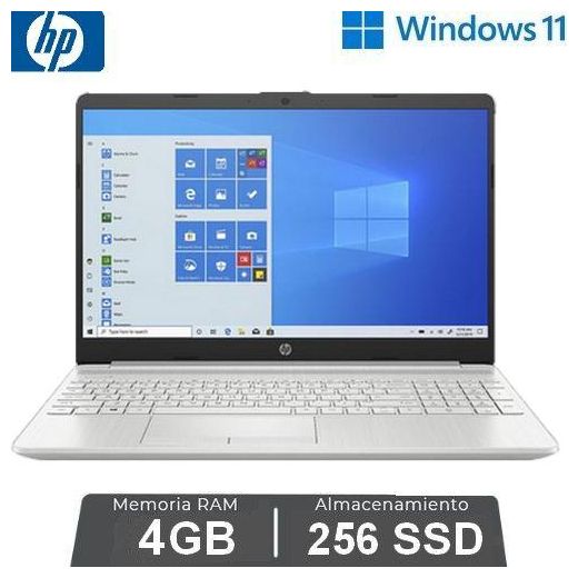 Hp 15S-FQ0007NIA - DUALCORE - N4120 - 4GB - 256GB SSD - ECRAN 15.6" - ARGENTE - WINDOWS 11 - SAC A DOS - image 3